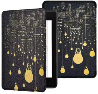 Armori Trimer T133, pouzdro pro Amazon Kindle 6 (7. generace) - magnetické zavírání, AutoSleep, motiv Lights