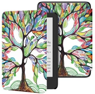 Armori Trimer T134, pouzdro pro Amazon Kindle 6 (7. generace) - magnetické zavírání, AutoSleep, motiv Tree