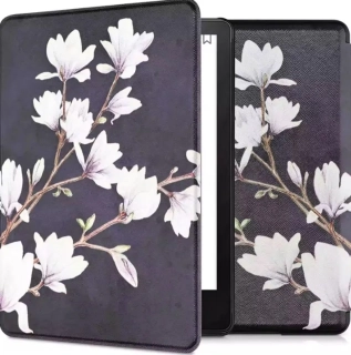 Armori Trimer T146, pouzdro pro Amazon Kindle 8 (2016) - magnetické zavírání, AutoSleep, motiv Magnolia