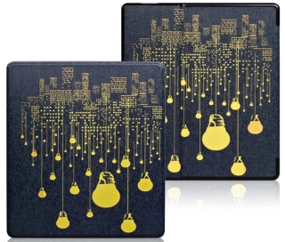 Armori Trimer T160, pouzdro pro Amazon Kindle Oasis 2/3 - magnetické zavírání, AutoSleep, motiv Lights