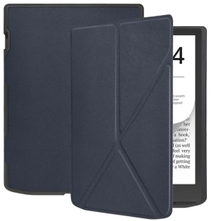 ARMORI STANDER S191, pouzdro se stojánkem Origami pro Pocketbook 743 G/C/K3 (InkPad4, Color 2, Color 3) - tmavě modré