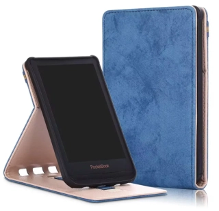 Armori Shelter H208 - pouzdro se stojánkem pro Pocketbook 616/617/618/627/628/632/633 - modré