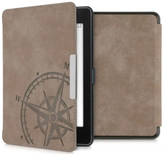 Pouzdro KW Mobile - Navigational Compass - KW5492401 - pro Amazon Kindle Paperwhite 4 (2018) - hnědé