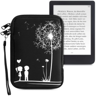 Pouzdro KW Mobile Dandelion Love - KW5033506 - Univerzální pouzdro pro čtečky 6" - černé
