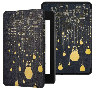 Pouzdro Durable Lock PB-01 pro Pocketbook 616 / 617 / 618 / 627 / 628 / 632 / 633 - motiv Lights