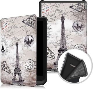 Pouzdro Durable Lock PB-02 pro Pocketbook 616 / 617 / 618 / 627 / 628 / 632 / 633 - motiv Paris