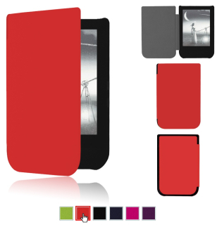 Pouzdro Durable Lock PB-09 pro Pocketbook 631 - červené