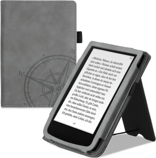 Pouzdro KW Mobile Navigational Compass - KW5481702 - pro Pocketbook 616/617/627/628/632/633 - barva šedá