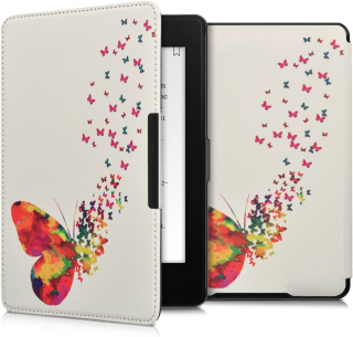 Pouzdro KW Mobile - Butterfly Swarm - KW2811840 - pro Amazon Kindle Paperwhite 1/2/3 - bílé