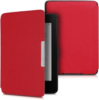 Pouzdro KW Mobile - Nylon Book - KW4948709 - pro Amazon Kindle Paperwhite 1/2/3 - červené