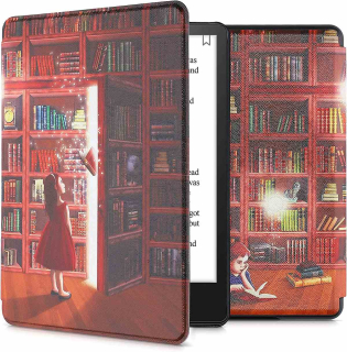 Pouzdro KW Mobile - Magical Library - KW5625611 - pro Amazon Kindle Paperwhite 5 (2021) - vícebarevné