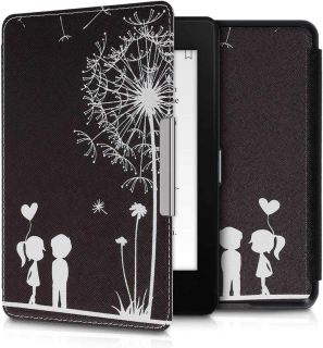 Pouzdro KW Mobile - Dandelion Love - KW4664408 - pro Amazon Kindle Paperwhite 4 (2018) - černé
