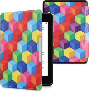 Pouzdro KW Mobile - Colorful Blocks - KW5719403 - pro Amazon Kindle Paperwhite 4 (2018) - vícebarevné