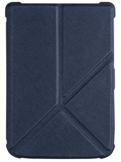 Origami Durable Lock ODL-102 pouzdro pro Pocketbook 616 / 617 / 618 / 627 / 628 / 632 / 633 - tmavě modré, stojánek, magnet