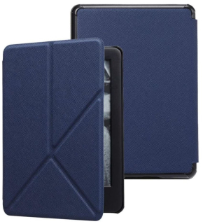 Origami Durable Lock OR44 - pouzdro pro Amazon Kindle Paperwhite 1 / 2 / 3, magnet, stojánek - tmavě modré