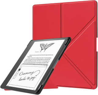 Pouzdro Durable Lock Origami DL-202 na Amazon Kindle Scribe - červené