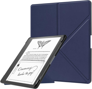 Pouzdro Durable Lock Origami DL-203 na Amazon Kindle Scribe - tmavě modré