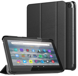 Durable Lock DLS-205 - pouzdro se stojánkem pro Amazon Kindle Fire 7 - černé (2022, 12. gen.)