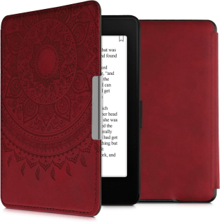 Pouzdro KW Mobile - Indian Sun - KW4974722 - pro Amazon Kindle Paperwhite 1/2/3 - tmavě červené